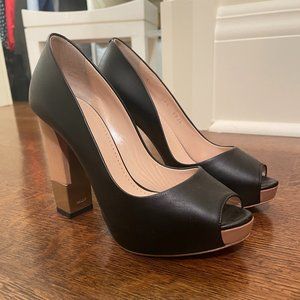 Bally Black Leather Pump